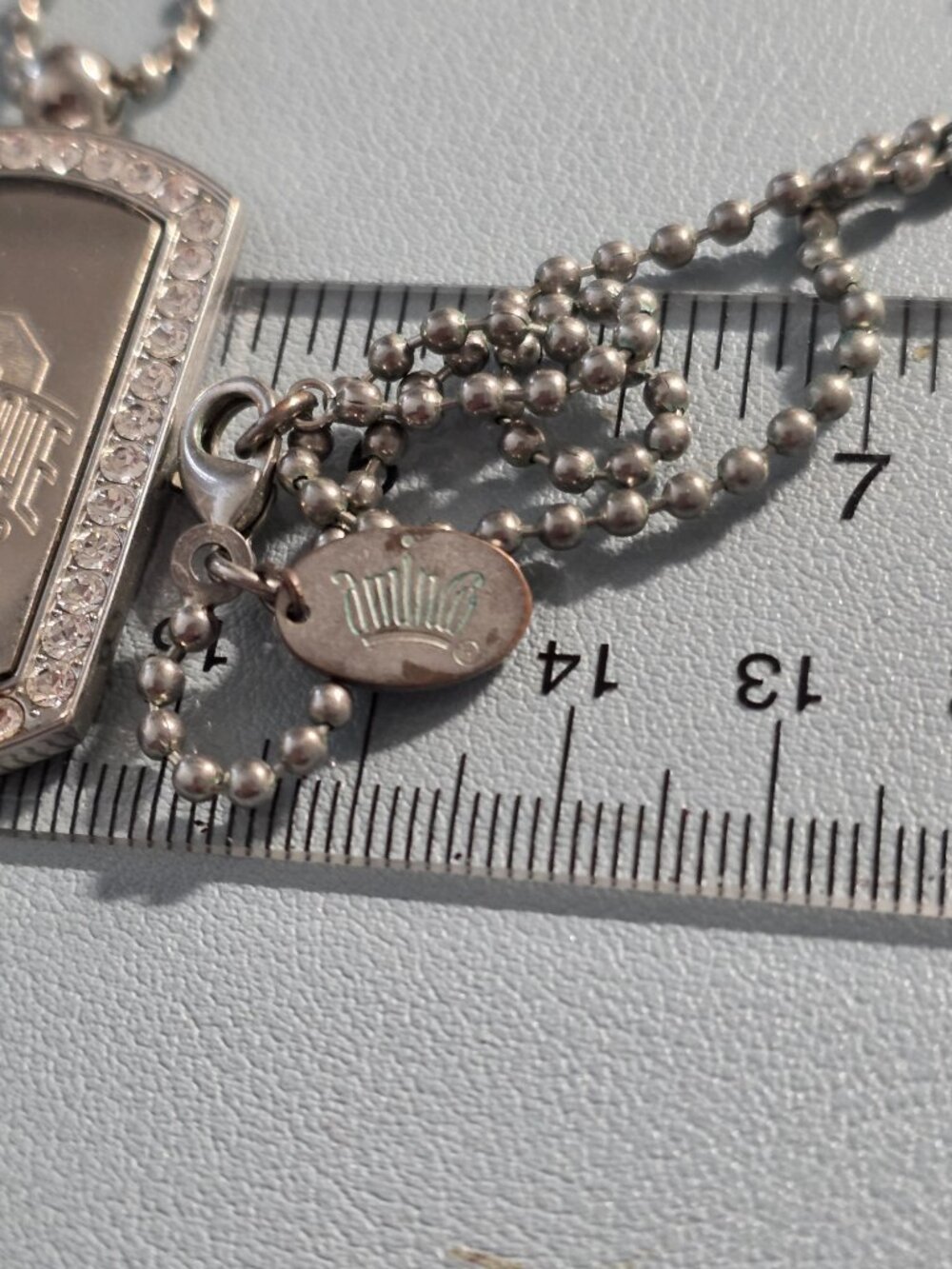 Ohio State Silver and Rhinestone Dog Tags - Picture 4 of 6